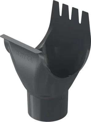 Produktbild von BRYZA Rinnenkessel verzinkt Ø 125/90 mm, Anthrazit RAL 7021