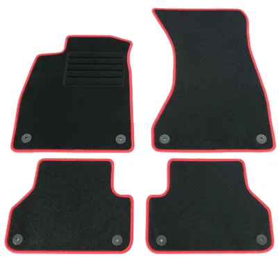 Produktbild von Fußmatten-Set für Audi A4 B9, 11/2015-08/2019, 4-teilig, Schwarz