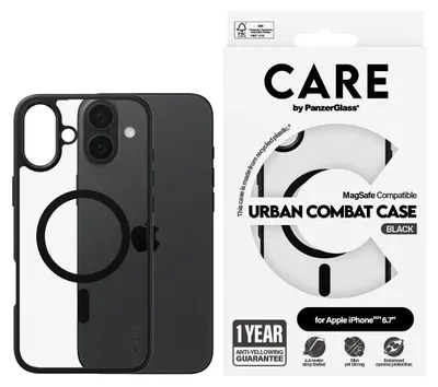 Image de Etui Care By Panzerglass Flagship Urban Case Magsafe Na Iphone 16 Plus - Przezroczysty