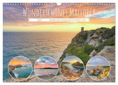 Produktbild von Wunderschönes Mallorca (Wandkalender 2027 DIN A3 quer), CALVENDO Monatskalender