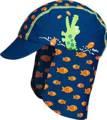 Produktbild von Playshoes - UV-Sonnenkappe für Kinder - Krokodil - Blau