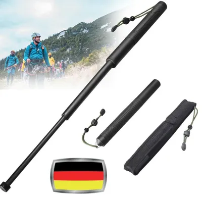 Immagine prodotto di 21. Bastone telescopico. Bastoni telescopici. Asta telescopica. Bastone da trekking in lega di alluminio