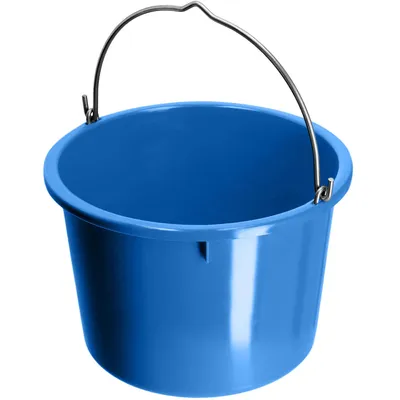 Produktbild von KADAX Baueimer aus Kunststoff "Kanan", Mörteleimer mit Griff, Eimer, Zementeimer, Wassereimer, Blau, 20L, 1 Stück