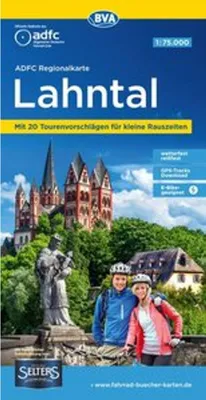 Produktbild von BVA ADFC Regionalkarte Lahntal, mit Knotenpunkten 1:75.000