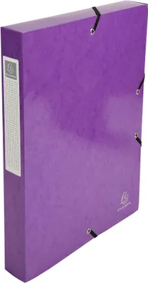 Image de Exacompta Boîte d'archivage Iderama, dos de 40 mm, 24 x 32 cm, violet