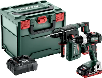 Immagine prodotto di Metabo Accu Combo Set 2.3.6 18 V BS 18 LT BL + KH 18 LTX BL 24; metaBOX 340