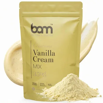 Produktbild von BAM Vanille Sahne Mix - Vanillepaste - Bourbon Vanille - 350 g