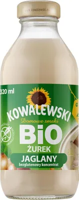 ŻUREK JAGLANY BEZGLUTENOWY KONCENTRAT BIO 320 ml - KOWALEWSKI