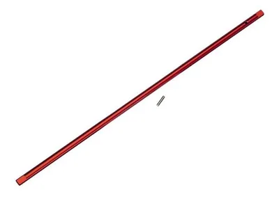 Imagen del producto de Traxxas, eje de transmisión central de aluminio / pasador, color rojo