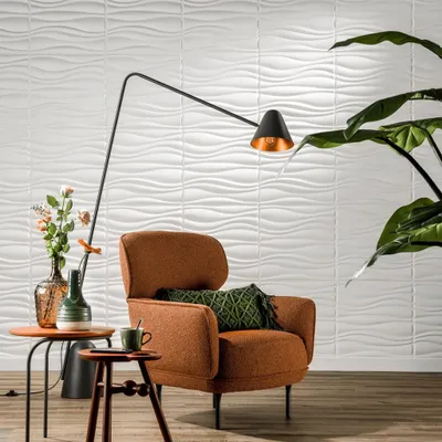 Obrázek produktu pro WallArt 3D nástěnné panely Waves 12 ks. GA-WA04