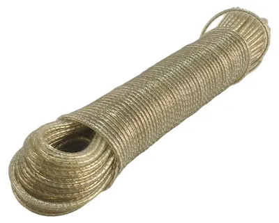 Wäscheleine 3 mm x 30 m, Stahlkern, reißfest, rostfrei, Outdoor