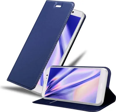 Produktbild von Cadorabo Handyhülle für Huawei MATE 9 Schutz Hülle in Blau Cover Etui Book Case Booklet