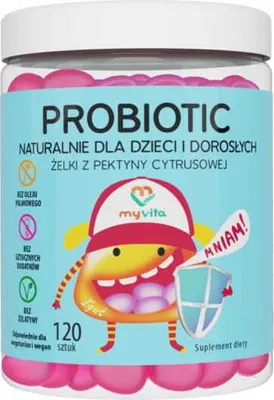 Immagine prodotto di MyVita, Gel probiotici naturali, 120 pezzi - a lunga conservazione!