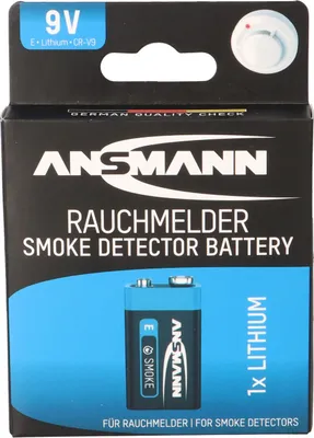 Produktbild von Ansmann 9V Lithium, Einwegbatterie, 9V, Lithium, 9 V, 1 Stück(e), Grau, Rot