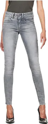 Produktbild von G-star Lynn Mid Waist Skinny Jeans Grau 34 / 34 Damen Grau 34