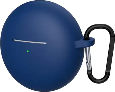 Immagine prodotto di INF Custodia Protettiva in Silicone per Huawei FreeBuds 7i con Moschettone Blu