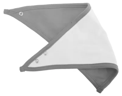 Produktbild von Babybugz Baby Bandana-Lätzchen FK168 (Einheitsgröße) (Weiß/Grau meliert)