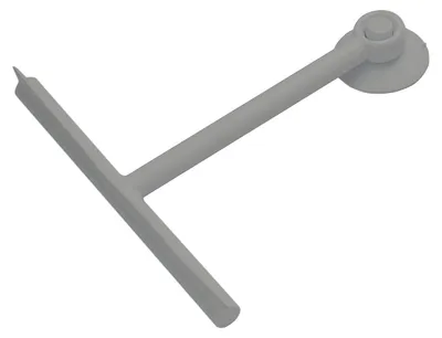 Image de Raclette de douche Gedy Gummy, gris clair, avec ventouse