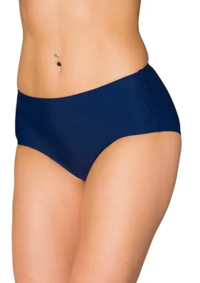 Produktbild von Aquarti Damen Bikinihose mit Mittelhohem Bund , Farbe: Dunkelblau, Größe: 42
