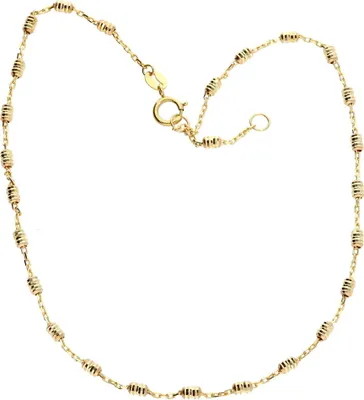 Produktbild von Fußkettchen echt Gold 333 (8kt)  26 cm lang verstellbar