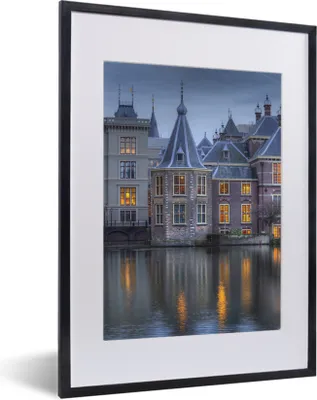 Produktbild von MuchoWow® MuchoWow® Gerahmtes Poster Den Haag - Torentje - Binnenhof 30x40 cm - Poster mit zchwarzem Bilderrahmen - Wandposter Schlafzimmer