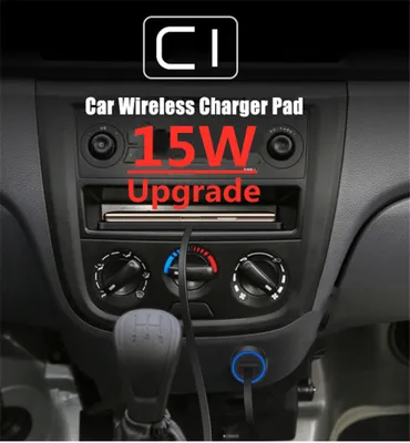 Produktbild von 15W Auto drahtlose Ladegerät Matte Silikon Anti-Rutsch-Pad für iPhone 13 12 Pro Max Samsung QI Auto drahtlose Telefon Ladegeräte schnelles Aufladen