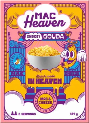 Imagen del producto de Mac Heaven, Macarrones con queso y queso Gouda ahumado, 184g
