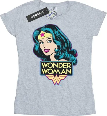Produktbild von DC Comics - T-Shirt für Damen BI17065 (XXL) (Grau)