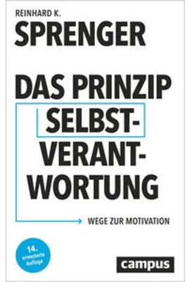 Produktbild von Das Prinzip Selbstverantwortung