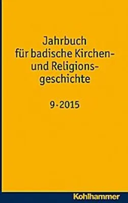Obrázek produktu pro Jahrbuch für badische Kirchen- und Religionsgeschichte 09