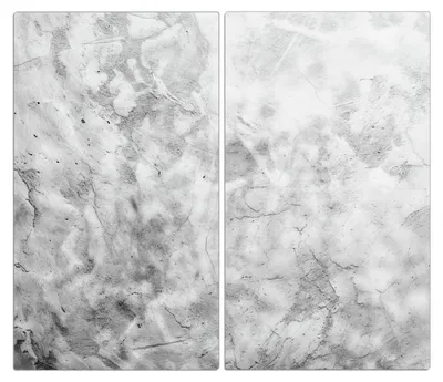 Produktbild von Spritzschutz Herdabdeckplatte Schneidebrett aus Glas Marmor Struktur 2-Teilig (60x52cm)