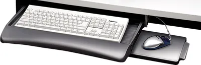 Image de Fellowes Tastaturschublade verstellbar für Untertisch grau