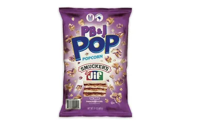 Produktbild von PB&J Pop Popcorn Smuckers & Jif Grape 149g