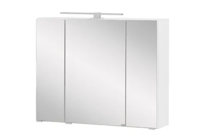 Image de Spiegelschrank >Kopenhagen< in Weiß - 80x64x20cm (BxHxT)