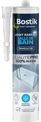 Productafbeelding van Bathroom sealant - BOSTIK - Perfect Joint - Silicone sealant - Anti-mold - Transparent - 280 ml