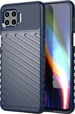 Produktbild von Mobigear Groove  Motorola Moto G 5G Plus Hülle Flexibles TPU Backcover - Blau