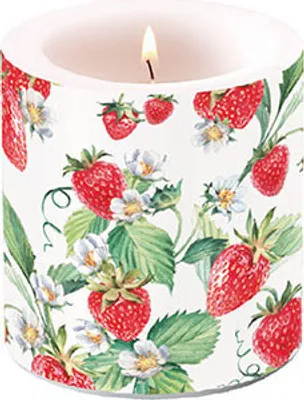 Produktbild von A - Kerze klein – Candle small – Format: Ø 7,5 cm x 9 cm –