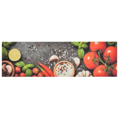 Immagine prodotto di Tappeto da Cucina Lavabile Verdure 45x150 cm Velluto