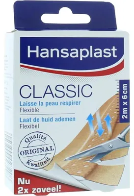 Produktbild von Hansaplast Classic 2 m x 6 cm (1 Stück)