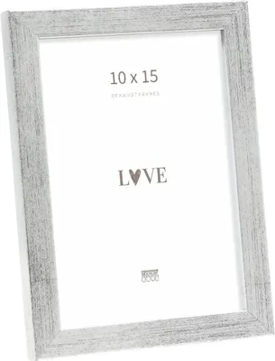 Immagine prodotto di Deknudt cornice per foto in legno S243D argento antico 10x15 cm