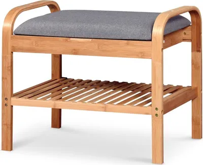 Zdjęcie produktu dla Stojak na buty ST-12 szary/naturalny