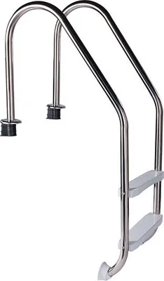 Produktbild von Stainless steel ladder STANDARD 2-steps - for pool over 0.90m height - plastic steps