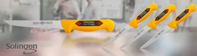 Produktbild von Profi Metzgermesser, Ausbeinmesser gerade, Klinge 16 cm mittel, Qualität aus Solingen