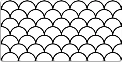 Produktbild von Schreibtischmatte Tischunterlage 100x50 cm Mauspad - Jakobsmuschel-Muster