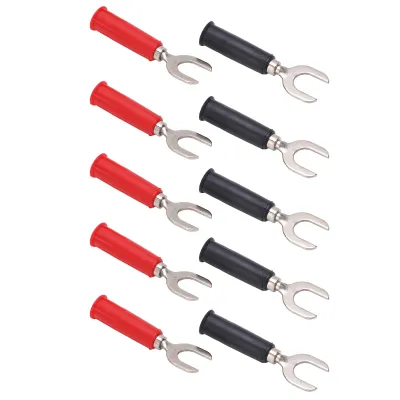 Imagen del producto de Conectores tipo horquilla, conectores tipo pala para cables, terminales de crimpado en forma de U, conectores tipo pala en forma de Y para cables, conectores para cables en forma de U, adaptadores tipo conector tipo plátano