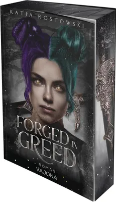 Produktbild von Forged in Greed Buch, limitierte Sonderausgabe mit farbigem Buchschnitt
