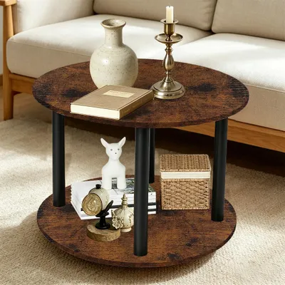 Produktbild von Couchtisch rund Ø60 x 47 cm stabil Wohnzimmertisch