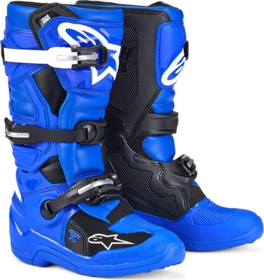 Produktbild von Alpinestars Tech 7S Jugend Motocross Stiefel, blau/weiß/schwarz, 37