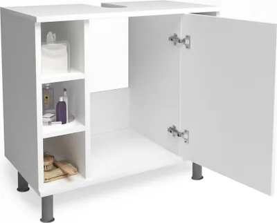 Produktbild von Vicco Waschbeckenunterschrank Fynn, 60 x 54 cm, Weiß