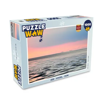 Obrázek produktu pro MuchoWow MuchoWow® Puzzle 1000 ks Moře - pták - slunce